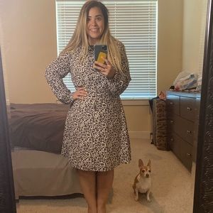 Loft Animal Print dress